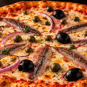 Sardellen Pizza
