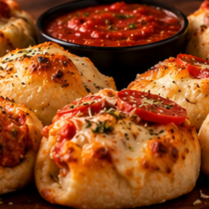 Pizzabrötchen Salami