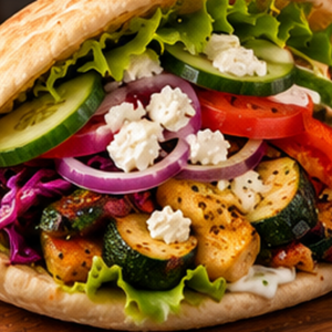 Vegetarisch Pita