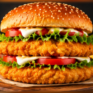 Double Chicken Burger