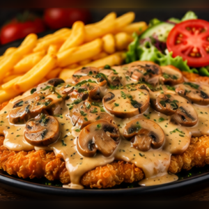 Champignon Schnitzel