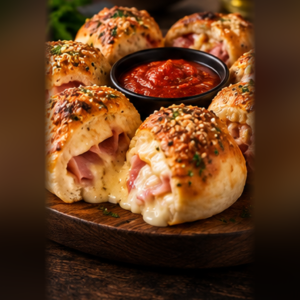Pizzabrötchen Schinken